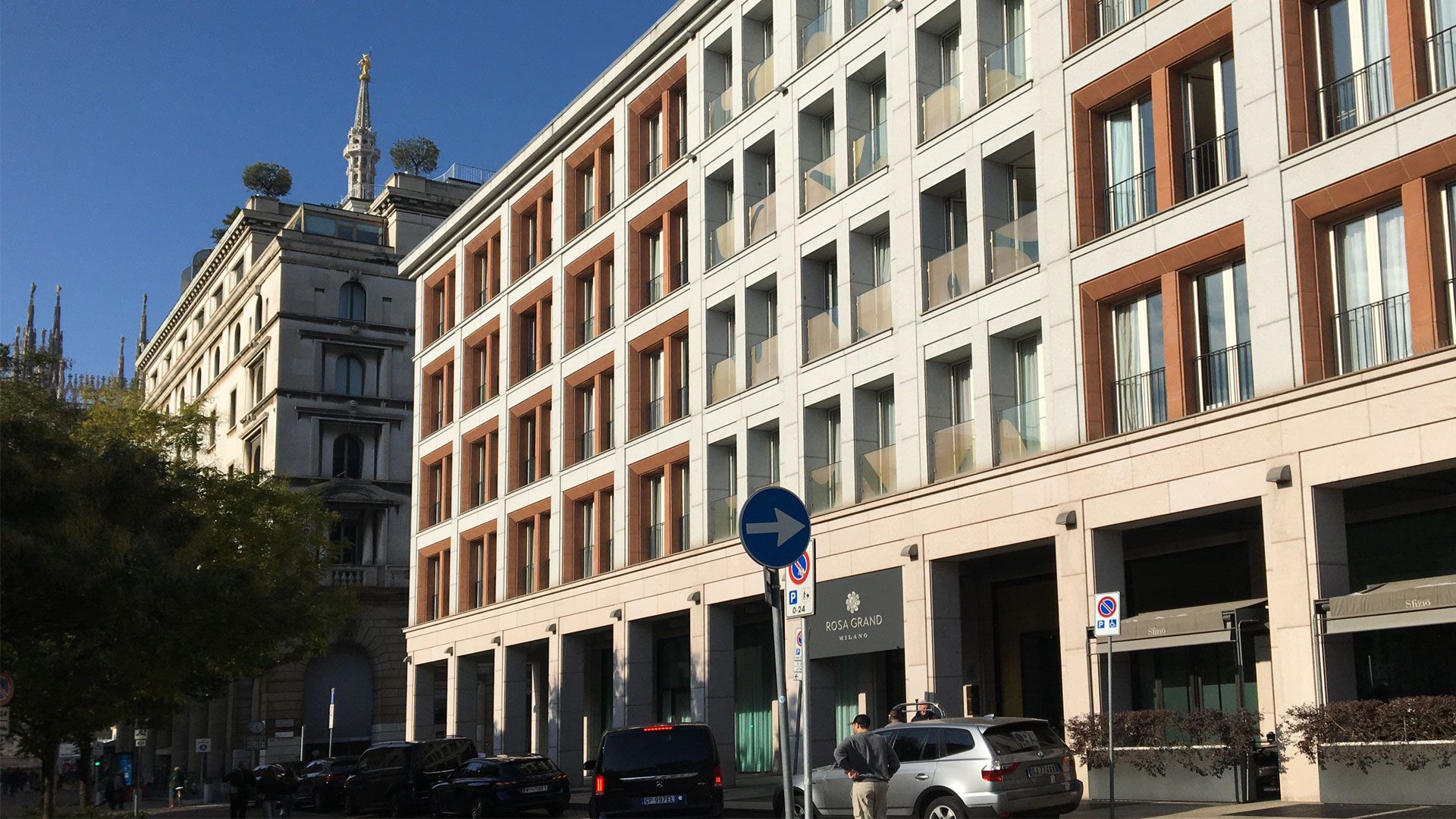 Starhotels Rosa Grand la vecchia facciata