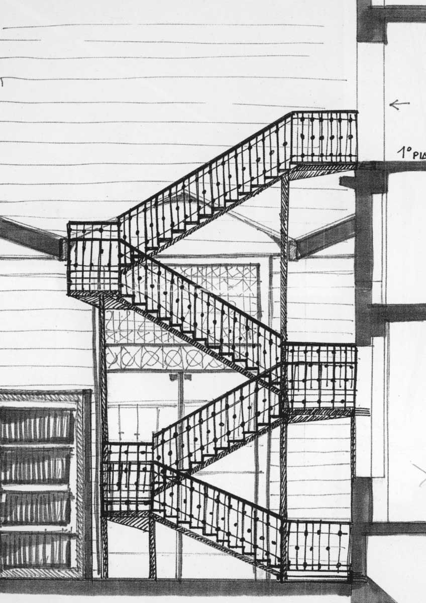 Banca d'Italia particolare della scala