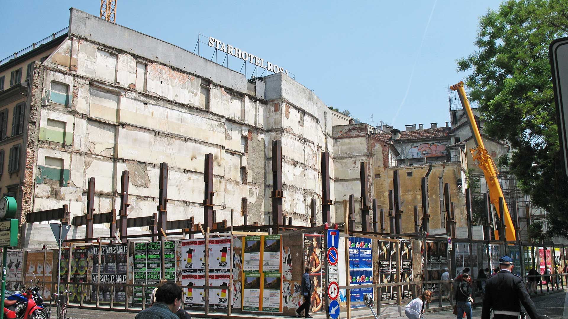 Starhotels Rosa Grand il cantiere