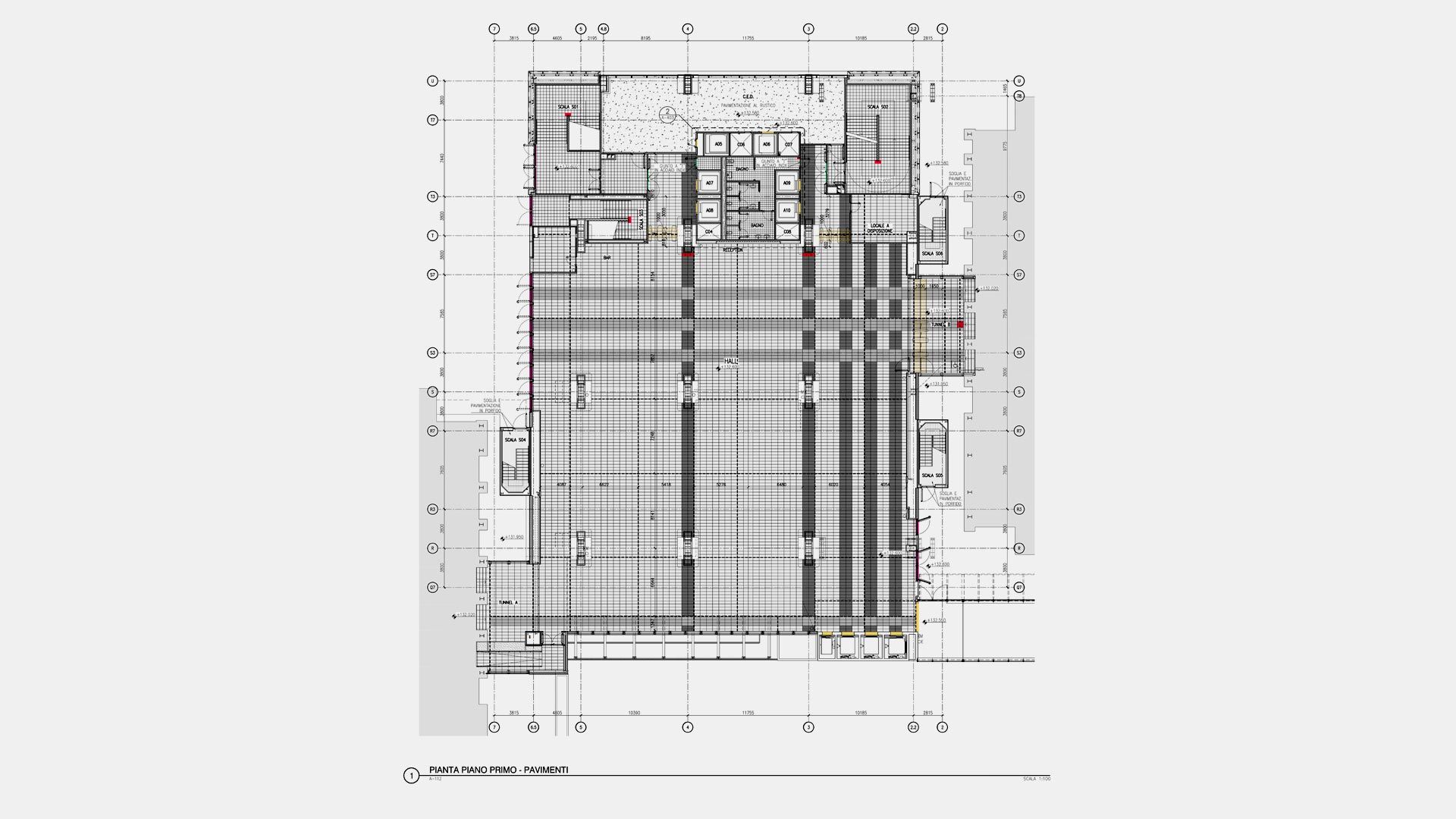 Torri Garibaldi disegno tecnico