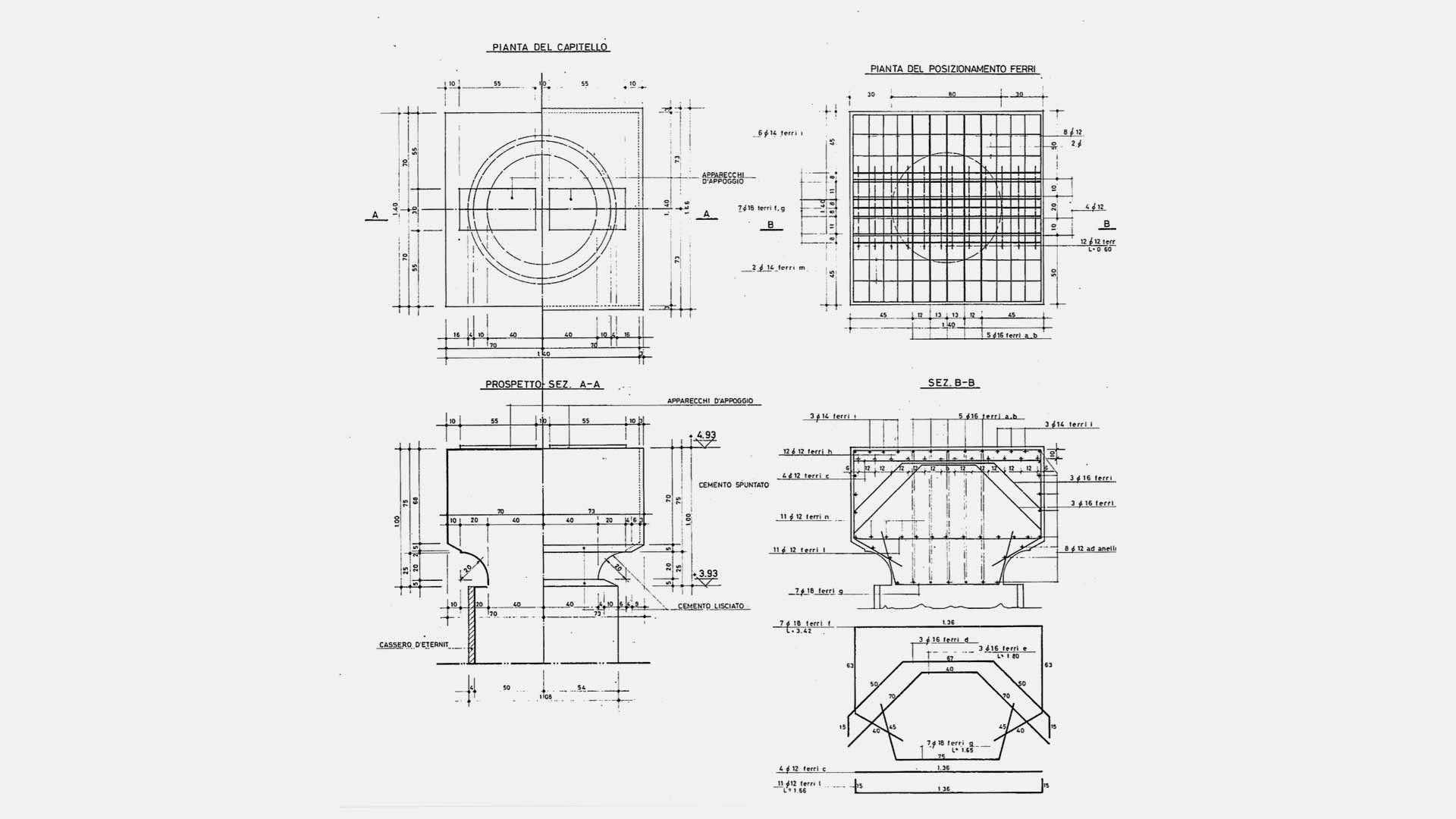 Parco tecnologico CESI disegni tecnici