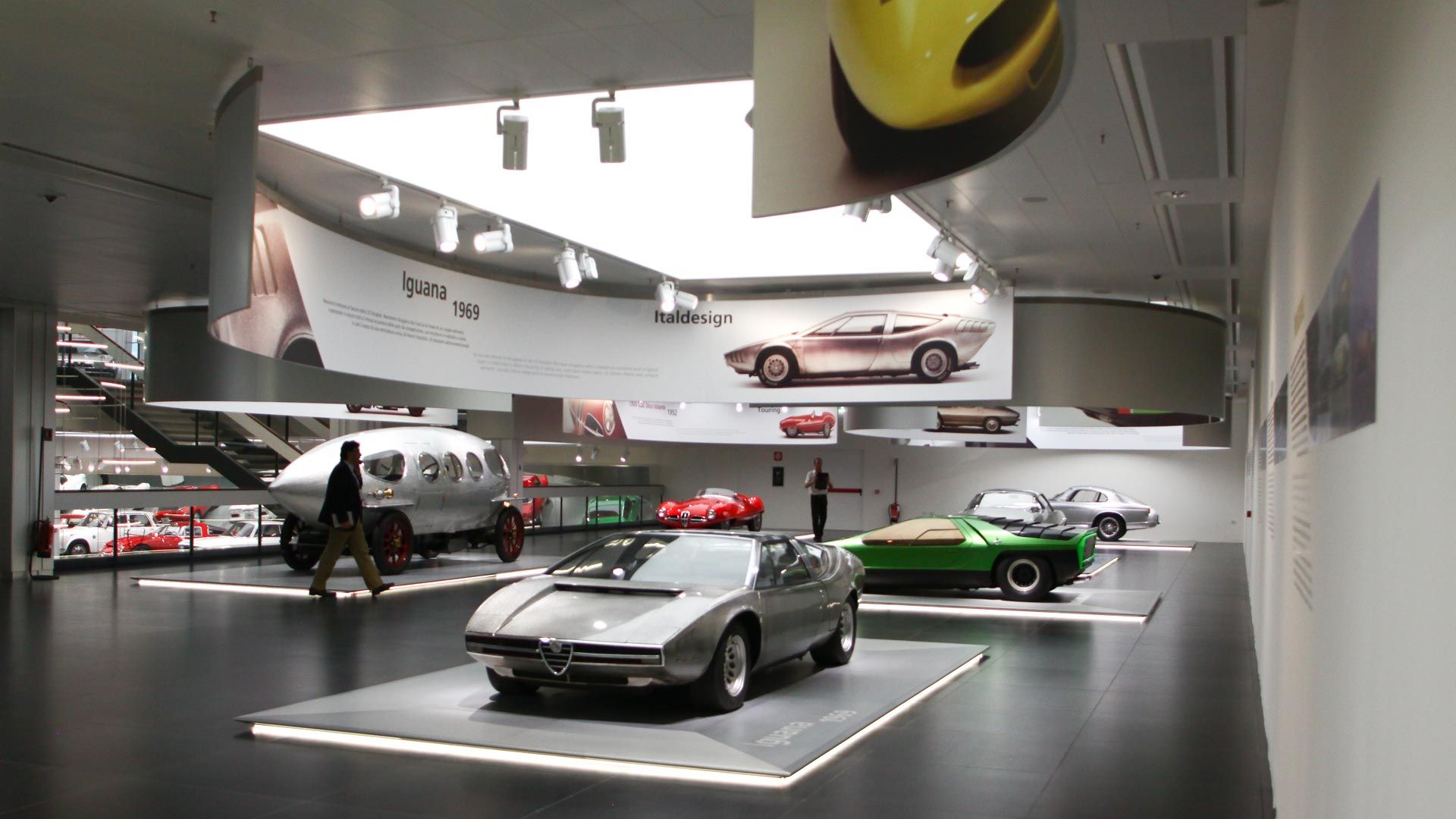 Museo storico Alfa Romeo sala esposizione