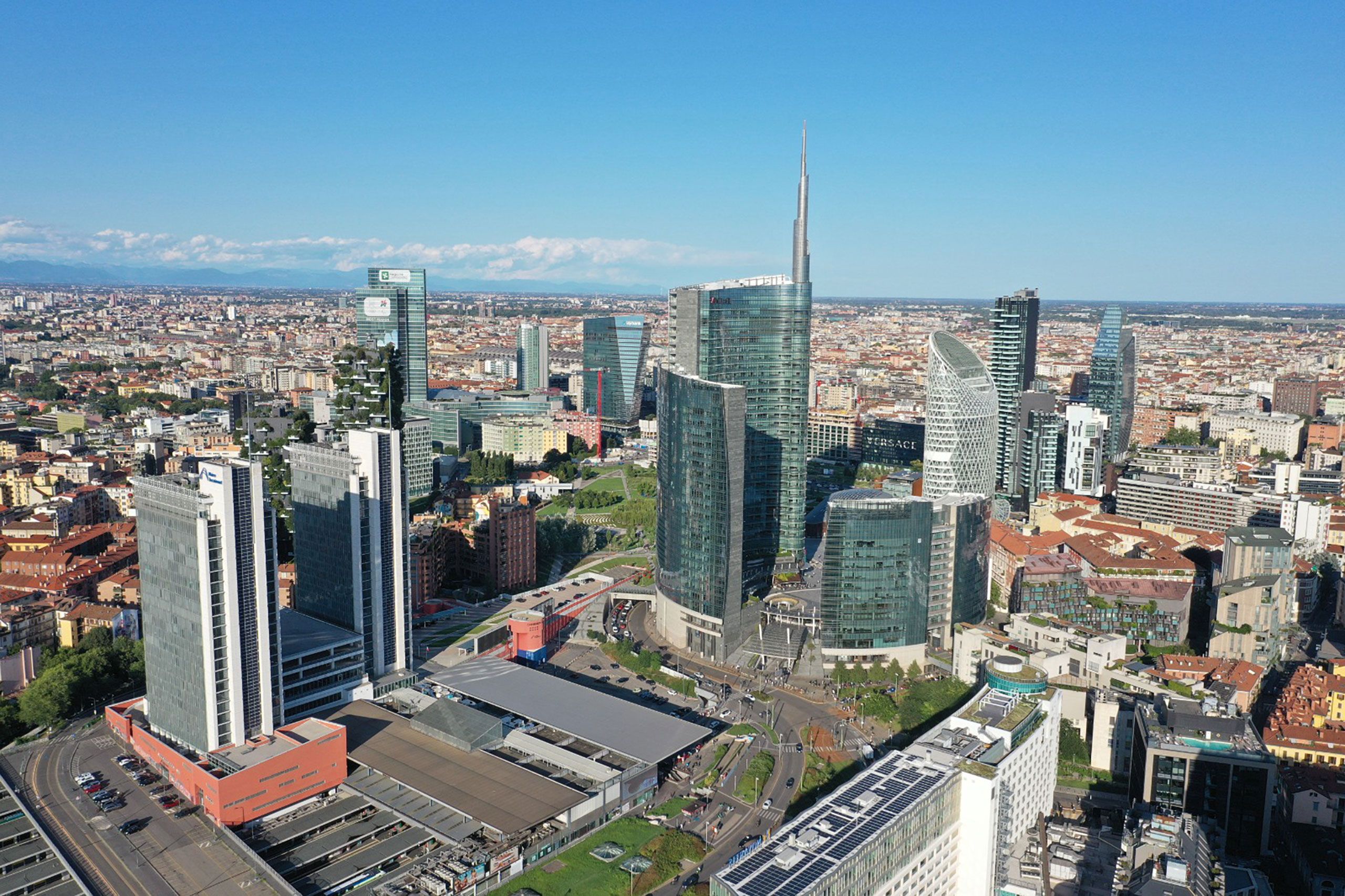 Panoramica con le torri